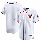 Men's Cincinnati Reds Blank White Home Limited Baseball Stitched Jersey Dzhi,baseball caps,new era cap wholesale,wholesale hats